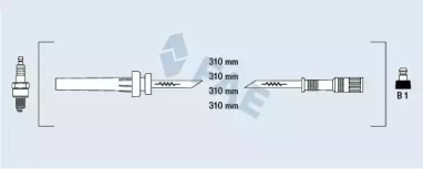 Комплект электропроводки FAE 83984