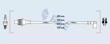 Комплект электропроводки FAE 85010