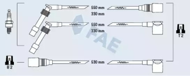 Комплект электропроводки FAE 85087