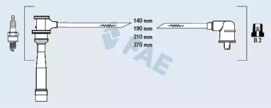 Комплект электропроводки FAE 85116