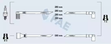 Комплект электропроводки FAE 85370