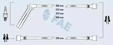 Комплект электропроводки FAE 85540