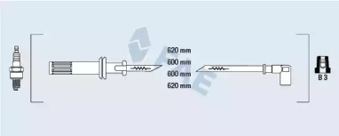 Комплект электропроводки FAE 85620