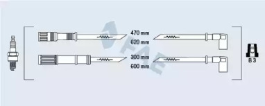 Комплект электропроводки FAE 85625