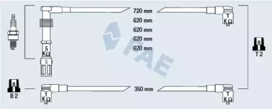 Комплект электропроводки FAE 85680