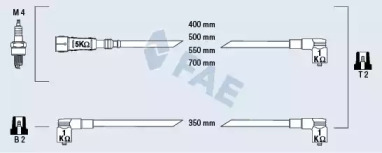 Комплект электропроводки FAE 85691