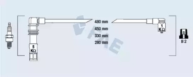 Комплект электропроводки FAE 85696