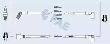 Комплект электропроводки FAE 85790