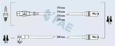 Комплект электропроводки FAE 85870