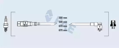 Комплект электропроводки FAE 85875