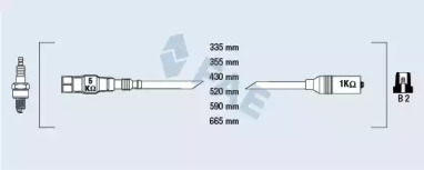 Комплект электропроводки FAE 85878