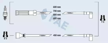 Комплект электропроводки FAE 86030