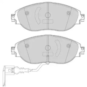 Комплект тормозных колодок NECTO FD7557A