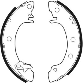 Комлект тормозных накладок NECTO N1366