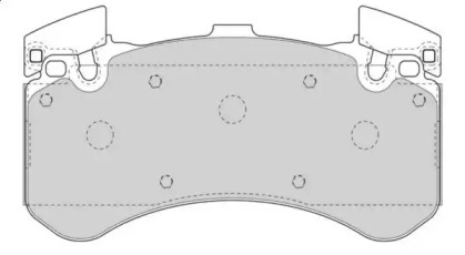 Комплект тормозных колодок NECTO FD7589A