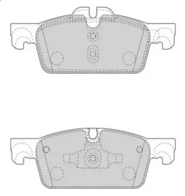 Комплект тормозных колодок NECTO FD7555A