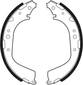 Комлект тормозных накладок NECTO N1382