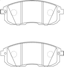 Комплект тормозных колодок NECTO FD7593A