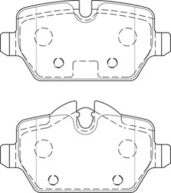 Комплект тормозных колодок NECTO FD7529A