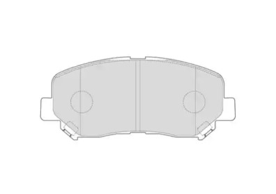 Комплект тормозных колодок NECTO FD7640A