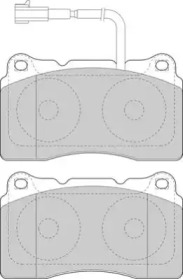 Комплект тормозных колодок NECTO FD7086A