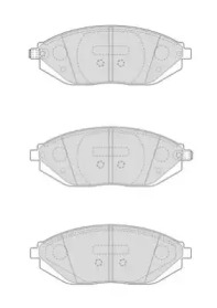 Комплект тормозных колодок NECTO FD6718A