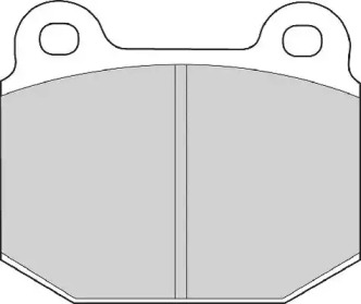 Комплект тормозных колодок NECTO FD465A