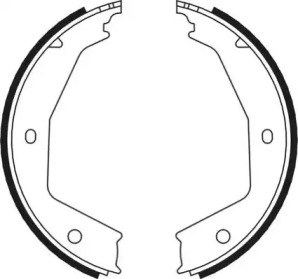 Комлект тормозных накладок NECTO N1698