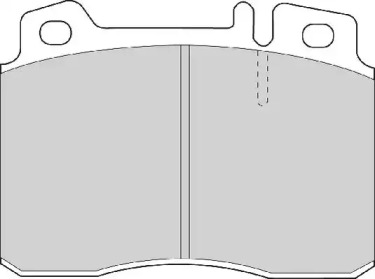 Комплект тормозных колодок NECTO FD6674A