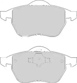 Комплект тормозных колодок NECTO FD6632A