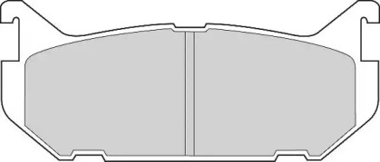 Комплект тормозных колодок NECTO FD6649A