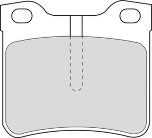 Комплект тормозных колодок NECTO FD6677A