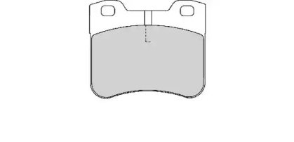 Комплект тормозных колодок NECTO FD6690A