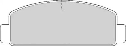 Комплект тормозных колодок NECTO FD6553A