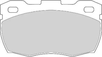 Комплект тормозных колодок NECTO FD6585A