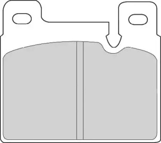 Комплект тормозных колодок NECTO FD6557A