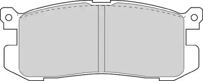 Комплект тормозных колодок NECTO FD6563A