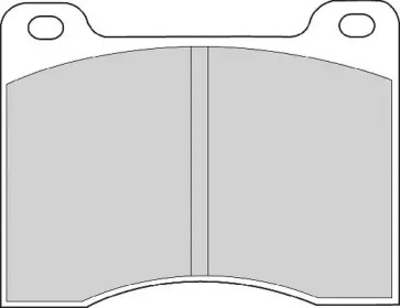 Комплект тормозных колодок NECTO FD6629A