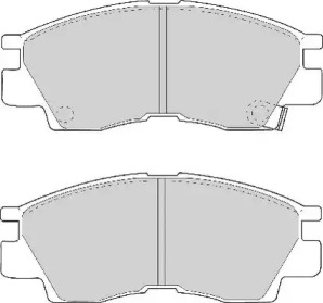 Комплект тормозных колодок NECTO FD6598A