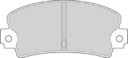 Комплект тормозных колодок NECTO FD659A