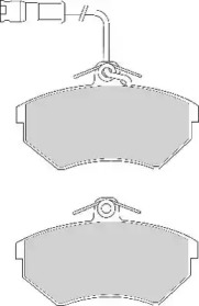 Комплект тормозных колодок NECTO FD6602A