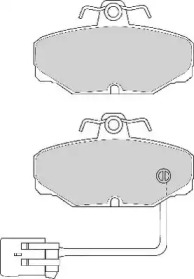 Комплект тормозных колодок NECTO FD6593A