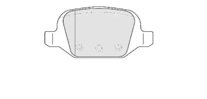 Комплект тормозных колодок NECTO FD6810A