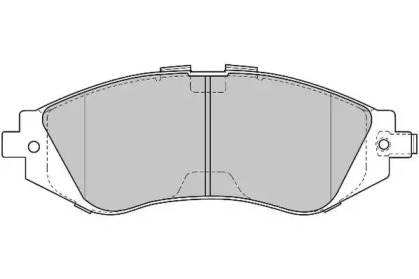 Комплект тормозных колодок NECTO FD6815A