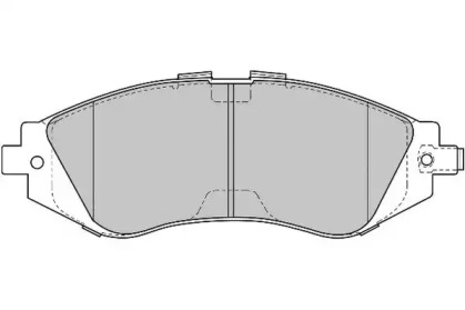 Комплект тормозных колодок NECTO FD6819A