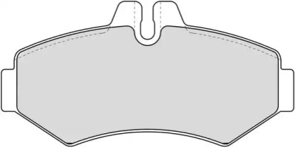 Комплект тормозных колодок NECTO FD6784V