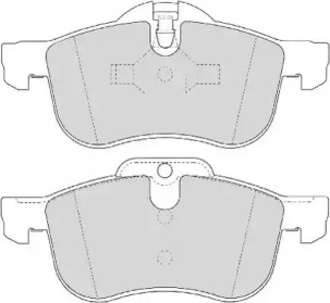 Комплект тормозных колодок NECTO FD6854A