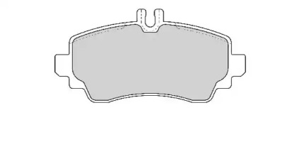 Комплект тормозных колодок NECTO FD6866A