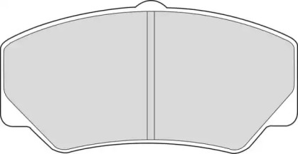 Комплект тормозных колодок NECTO FD686V