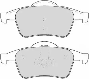 Комплект тормозных колодок NECTO FD6856A